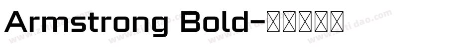 Armstrong Bold字体转换